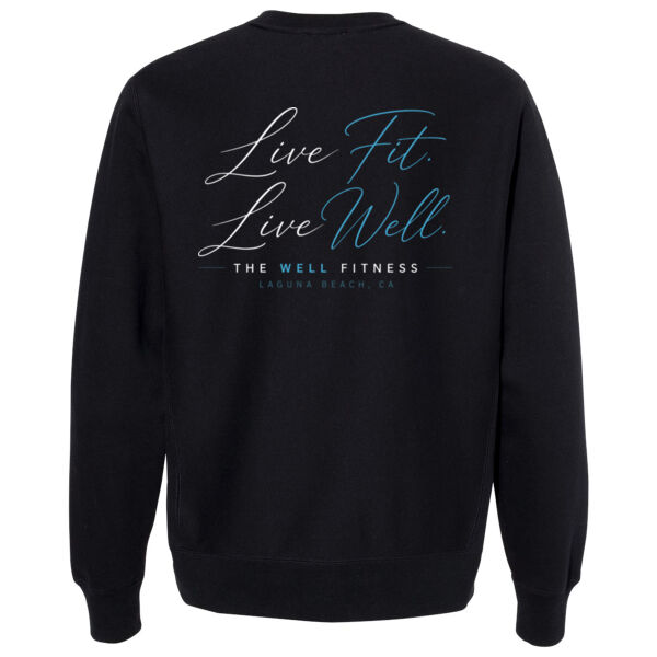 LIVE FIT LIVE WELL SCRIPT - CREWNECK - $KGXY1U$ Thumbnail